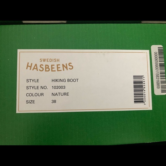 Swedish Hasbeens Hiking Boot Nature EU 38 - Picture 8 of 8